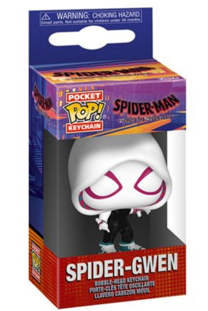 Pop! Spider-Man: Across the Spider-Verse Spider-Gwen and Spider-Man Keychain BUNDLE/LOT