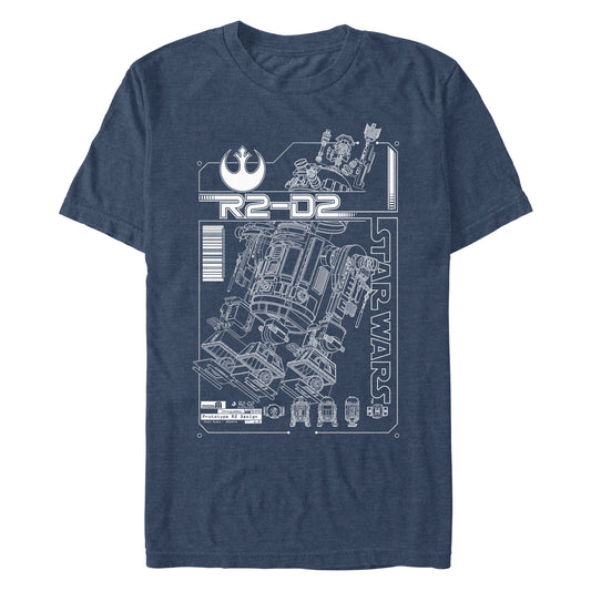 Men's Star Wars R2 Schematic T-Shirt