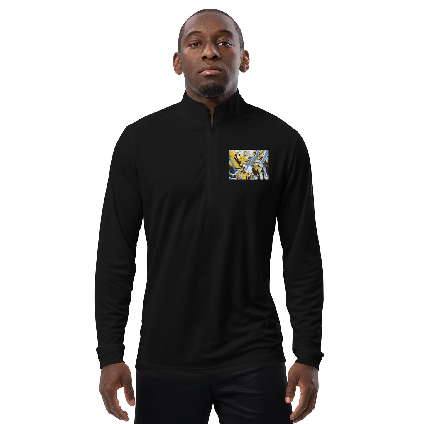 Zeus god of Lightning Death of No Deity Quarter Zip Pullover