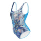 General Azula Ayala Kawieshan Warriors Blue One-Piece Swimsuit