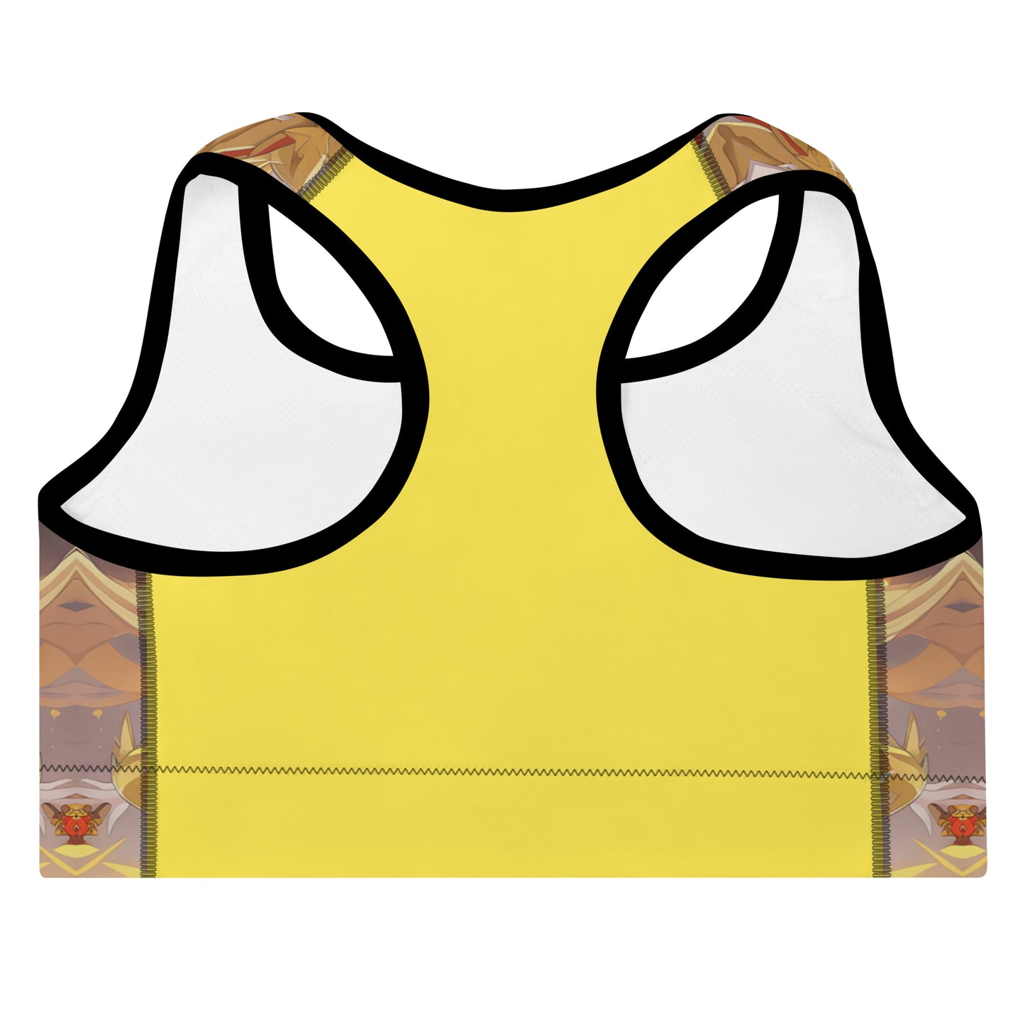 General Kalina Lakkari Kawieshan Warriors Yellow Padded Sports Bra