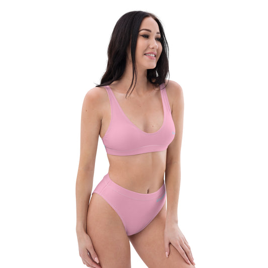 Kawieshan Warriors Pink and Blue High-waisted Bikini