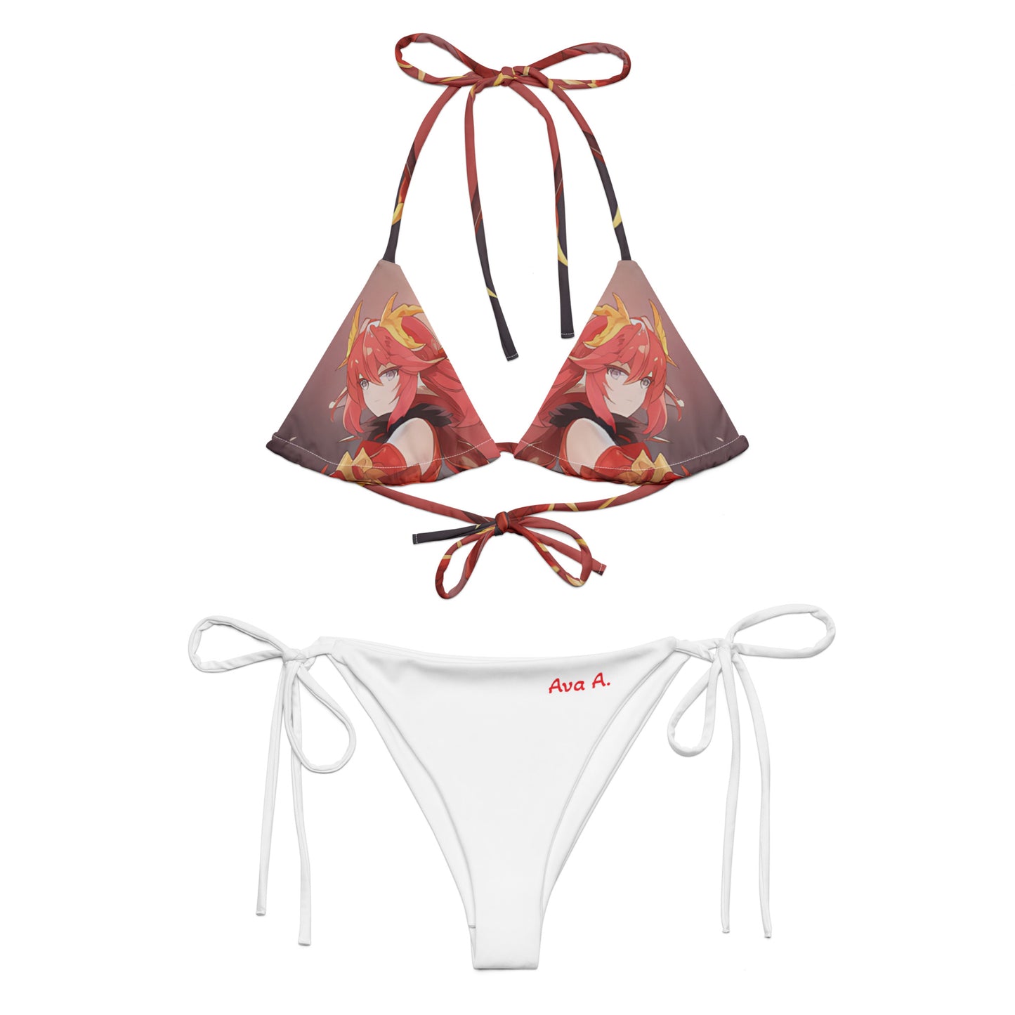 General Ava Ainsworth Kawieshan Warriors All-over Print String Bikini