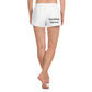 Kawieshan Warriors White and Black Women’s Athletic Shorts