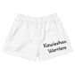 Kawieshan Warriors White and Black Women’s Athletic Shorts