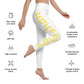 Kawieshan Warriors White and Yellow Yoga Leggings