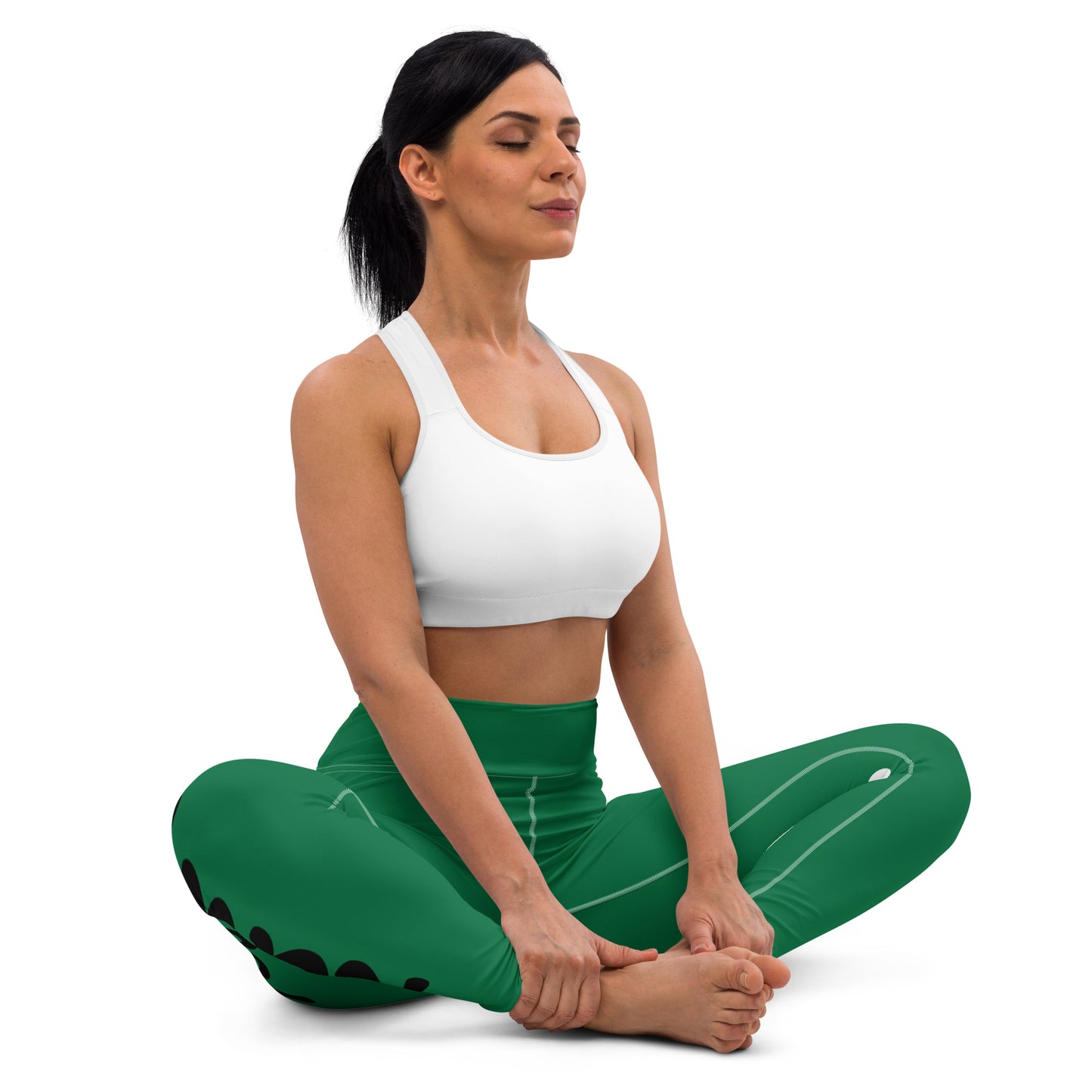 Kawieshan Warriors Green and Grey Yoga Leggings