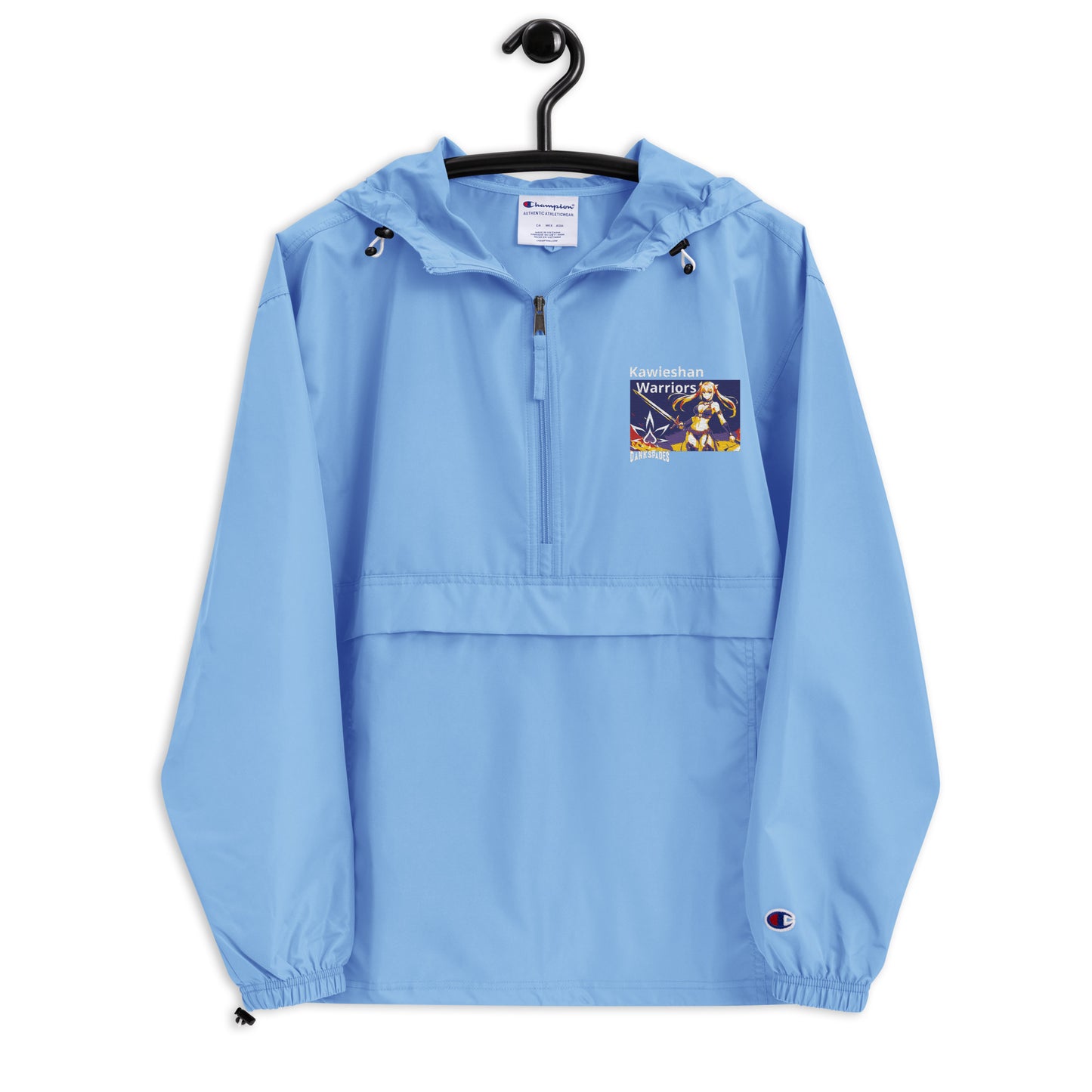 Dank Spades / Kawieshan Warriors Embroidered Champion Packable Oceanic Jacket