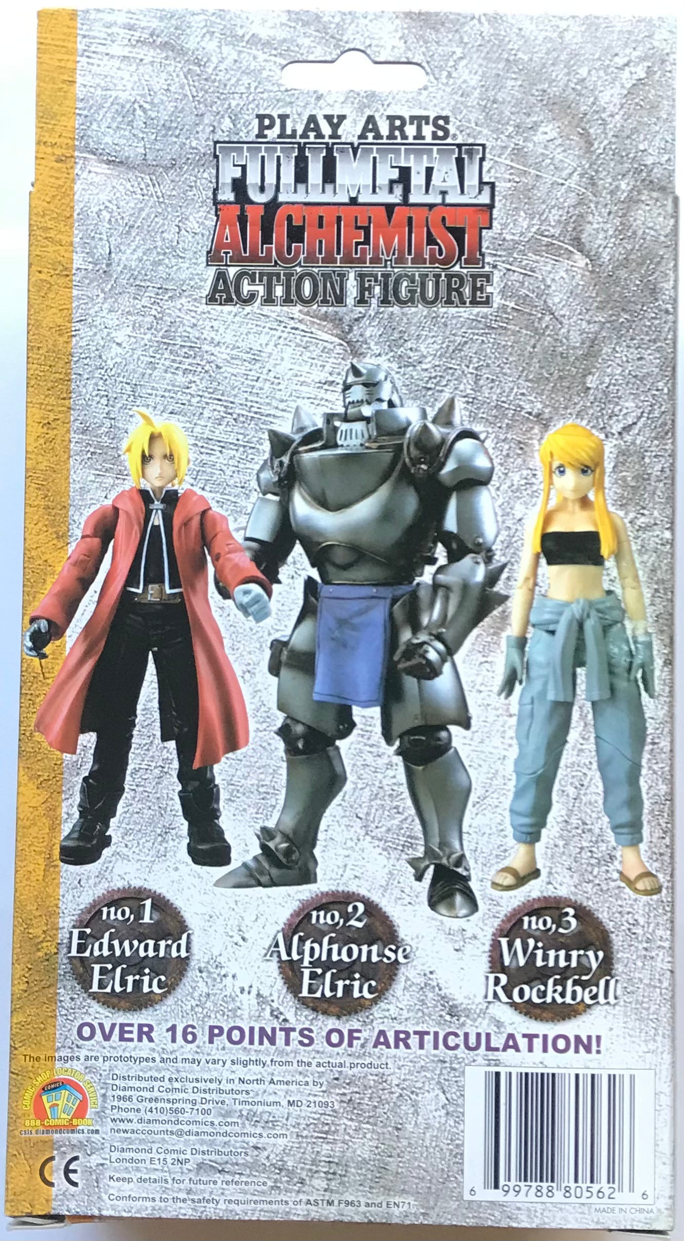 Play Arts Fullmetal Alchemist Winry Rockbell Action Figure