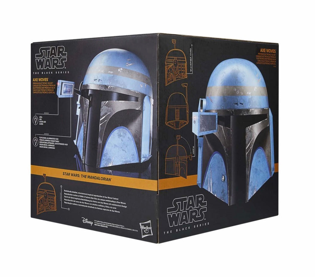 (Pre-Order) Hasbro Star Wars The Black Series Axe Woves Premium Electronic Helmet Prop Replica