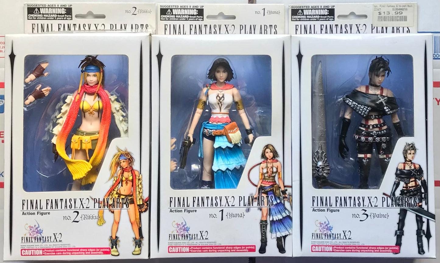 (Pre-Order) Play Arts Kai Final Fantasy X (10) Yuna & Tidus Action Figure BUNDLE/LOT + Bonus