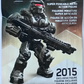 Mega Bloks Halo Red Visor Spartan 2015 SDCC Exclusive Figure