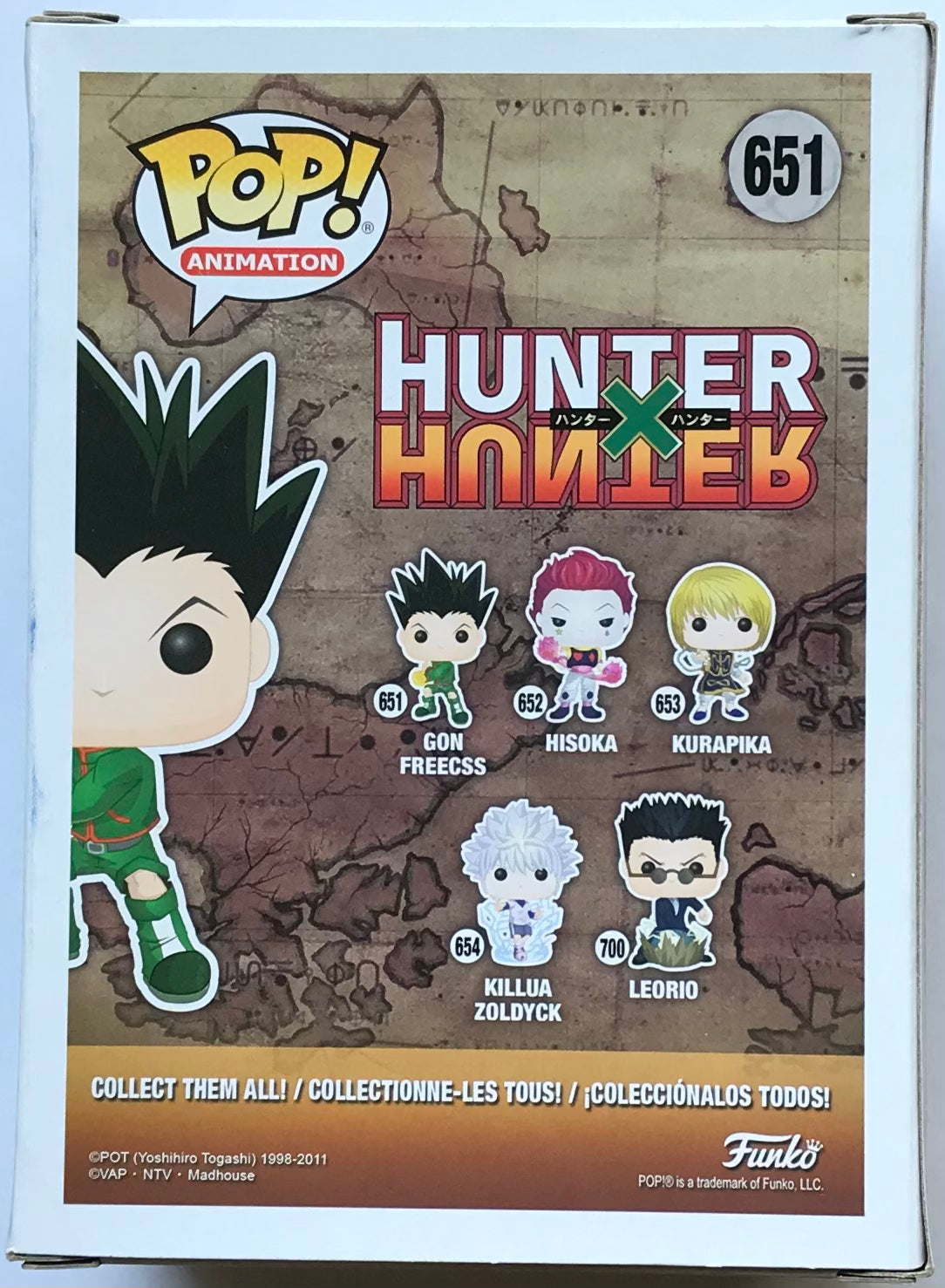 Hunter x Hunter Pop! Funko Gon Freecss Figure 651