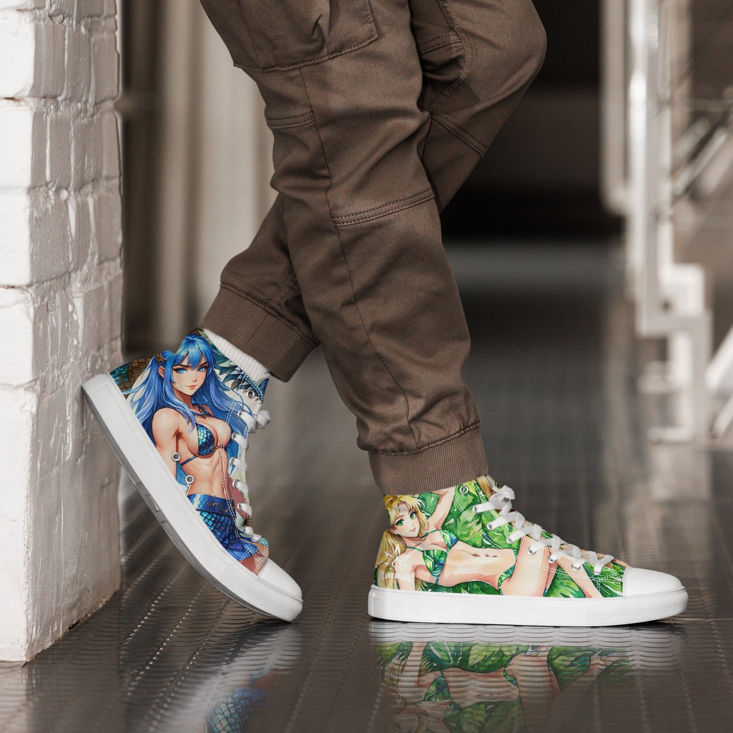 Dank Spades / Kawieshan Warriors Azula / Lina High Top Canvas Shoes