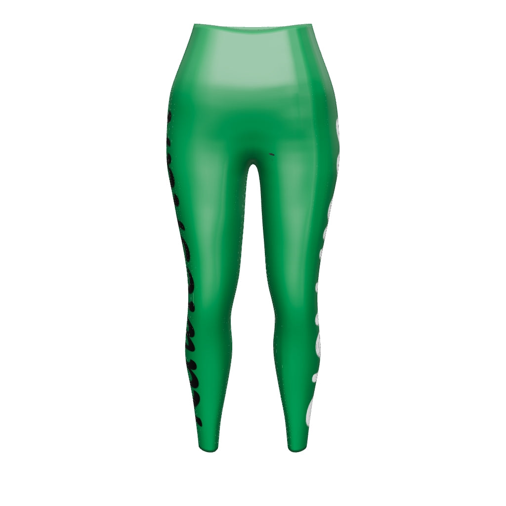 Kawieshan Warriors Green and Grey Yoga Leggings