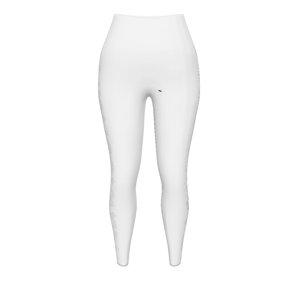 Kawieshan Warriors Grey and Polka Dot Mirage Yoga Leggings