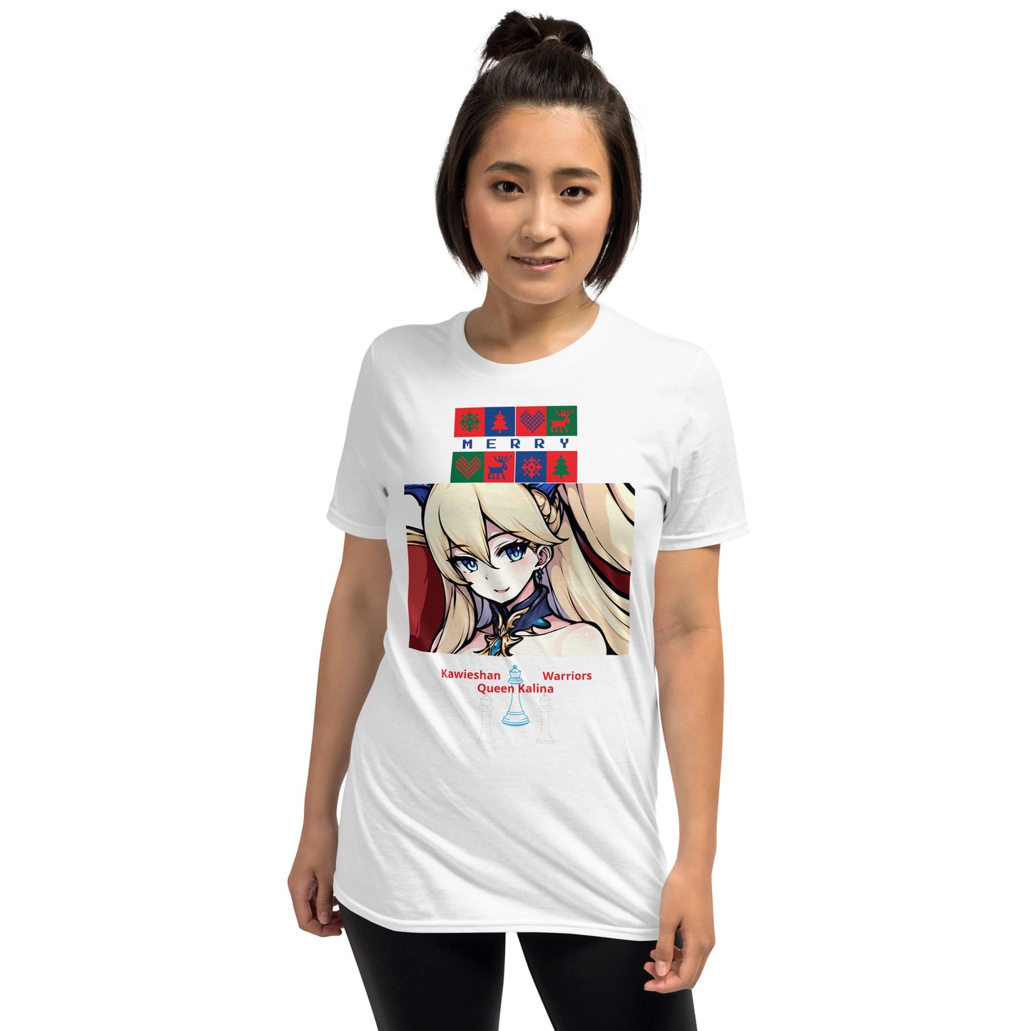 Kawieshan Warriors Queen Kalina Short-Sleeve Christmas T-Shirt