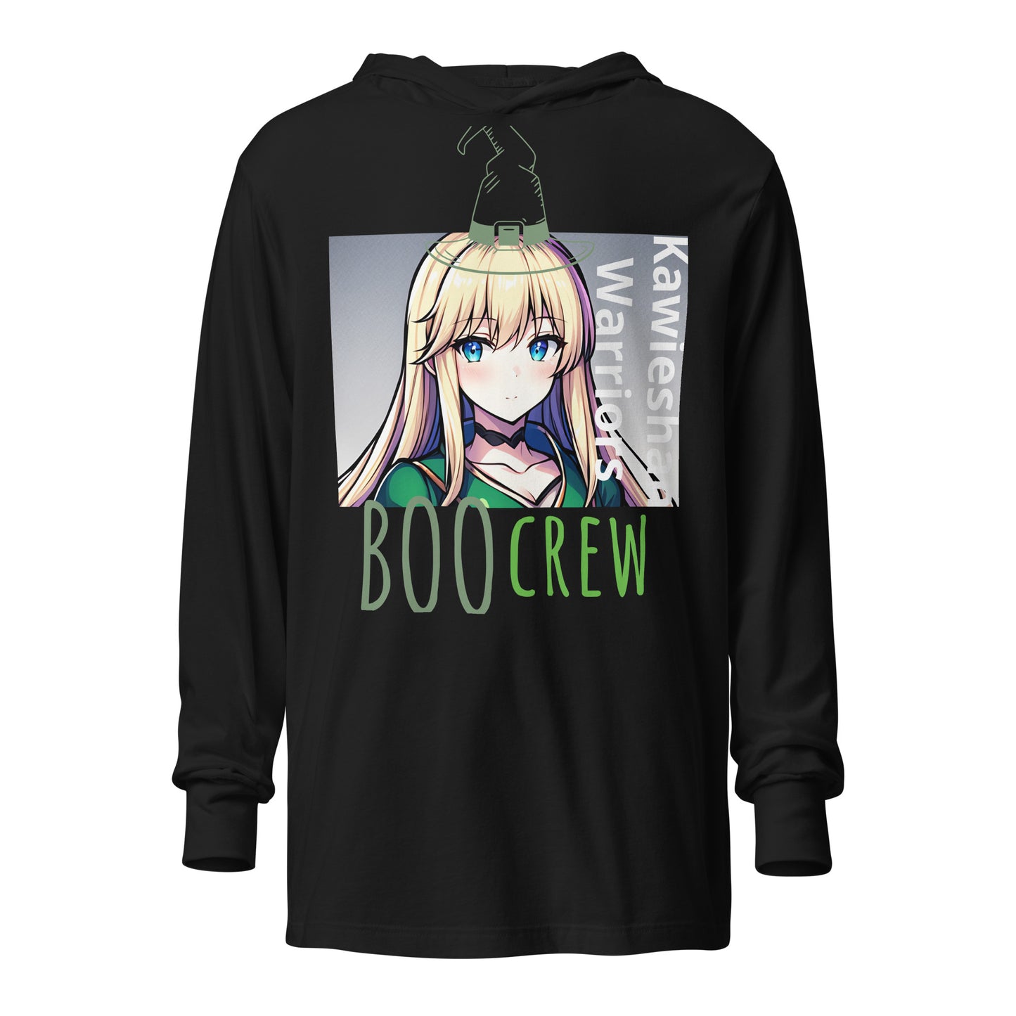 Kawieshan Warriors Lieutenant Lina Schuster 'Boo Crew' Hooded Long-sleeve Halloween Tee