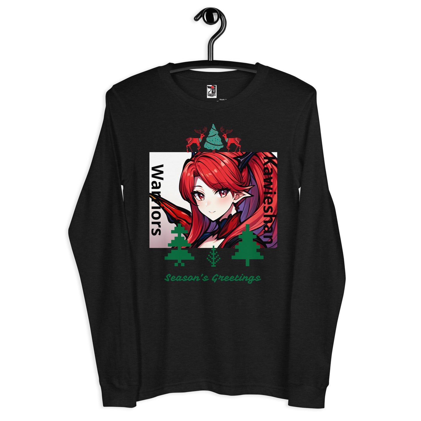 Kawieshan Warriors Princess Ava Ainsworth 'Season's Greetings' Long Sleeve Christmas Tee