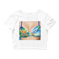 Dank Spades / Kawieshan Warriors Aquatic Women’s Crop Tee Bikini Print