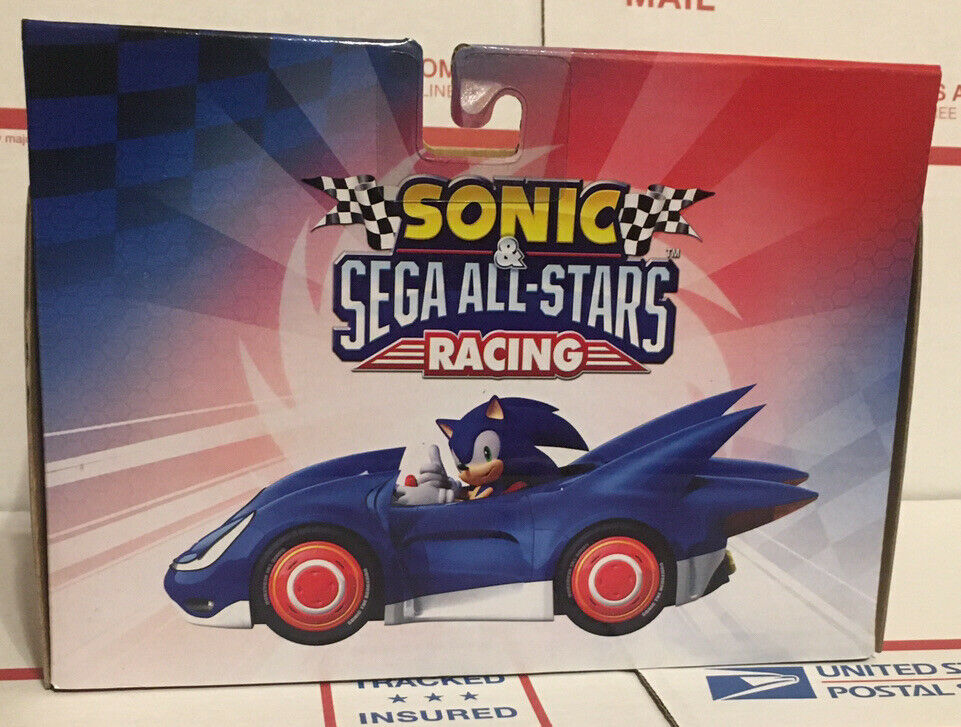 Jazwares 3" Inch Sonic and Sega All-Stars Racing Knuckles Action Figure With Quad