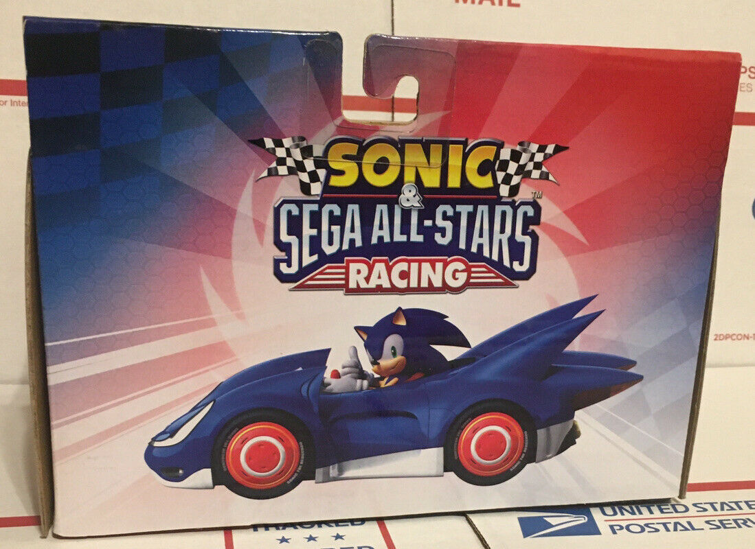 Jazwares 3" Inch Sonic and Sega All-Stars Racing Action Figure With Car