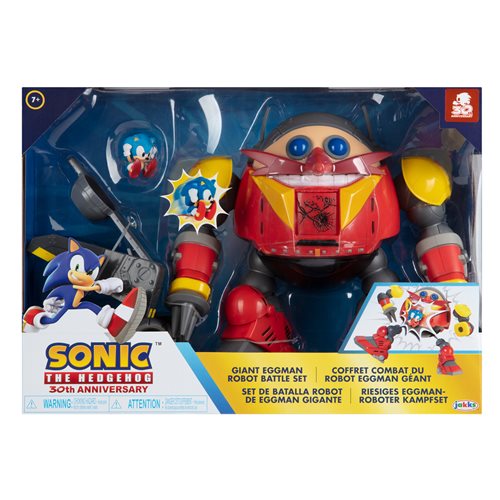 Jakks Pacific Sonic the Hedgehog 30th Anniversary Giant Eggman Robot Battle Set