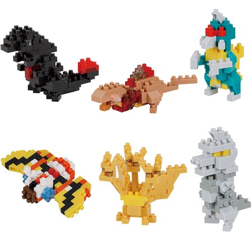 Godzilla Volume 1 Nanoblock Mininano Figure Set of 6 (Pre-Order)