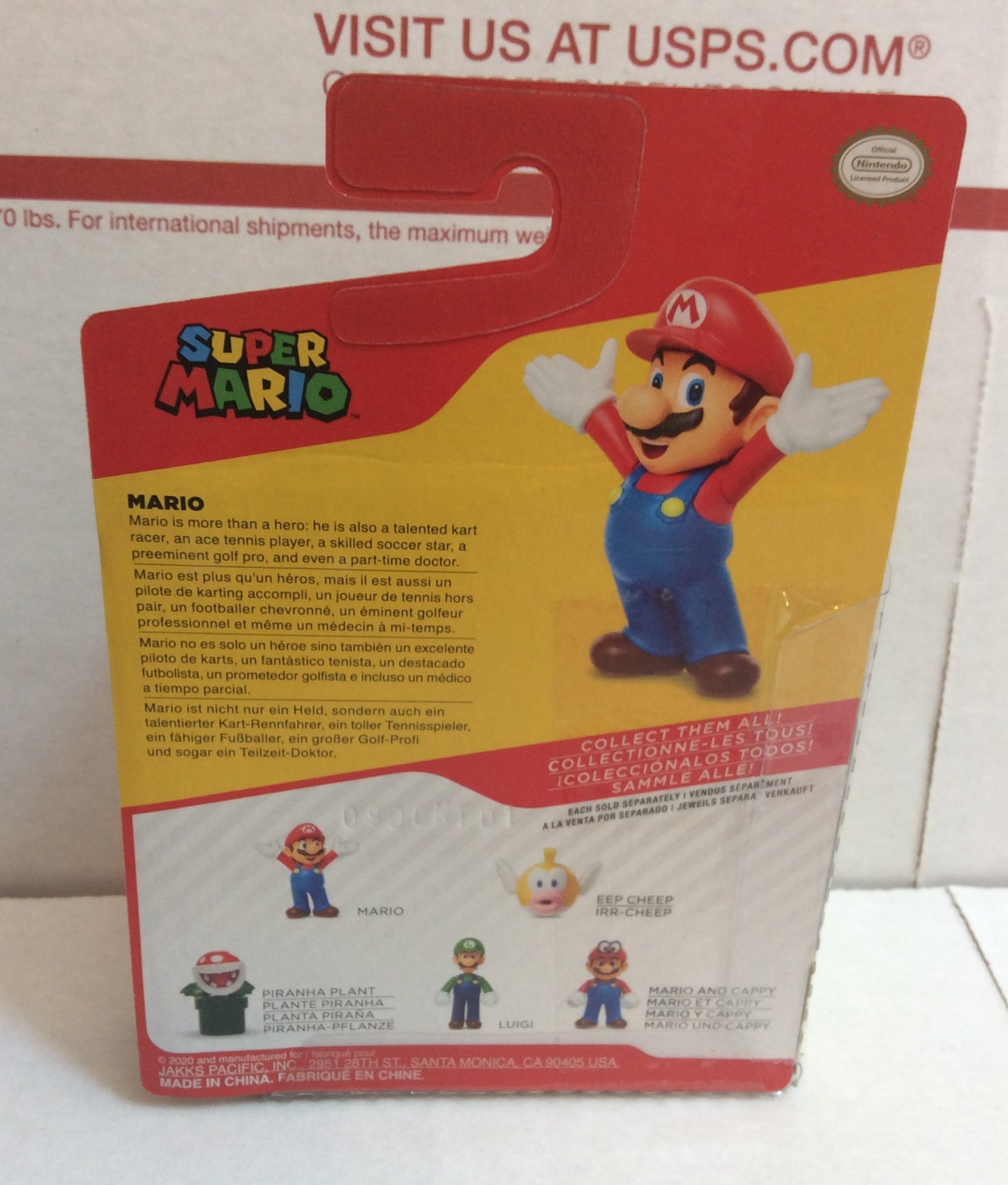 Jakks Super Mario Wave 24 Mario 2.5" Inch Figure