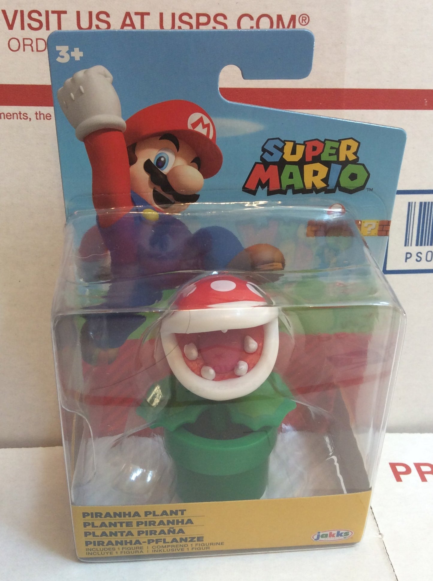 Jakks Super Mario Wave 24 Piranha Plant 2.5" Inch Figure