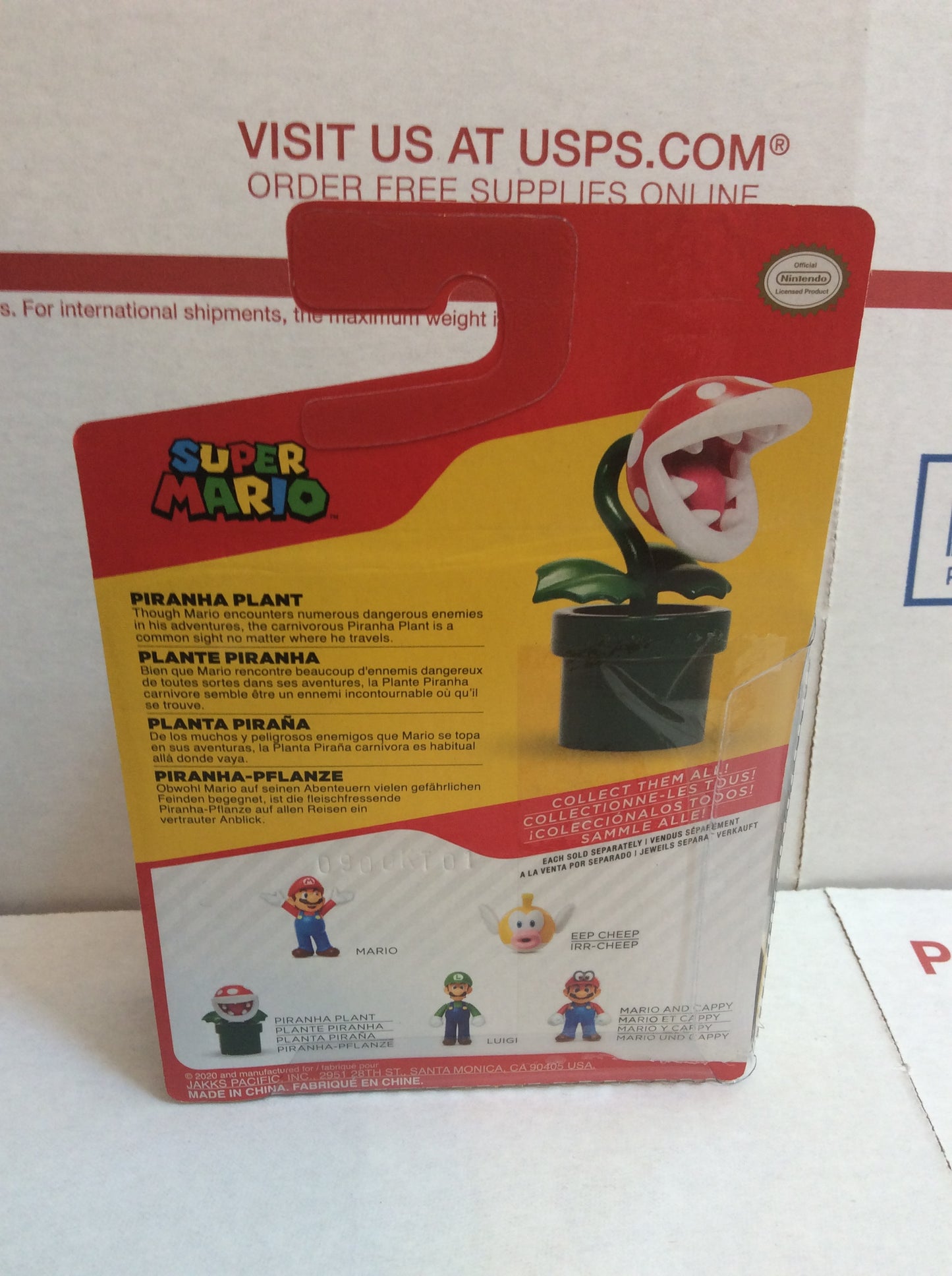 Jakks Super Mario Wave 24 Piranha Plant 2.5" Inch Figure