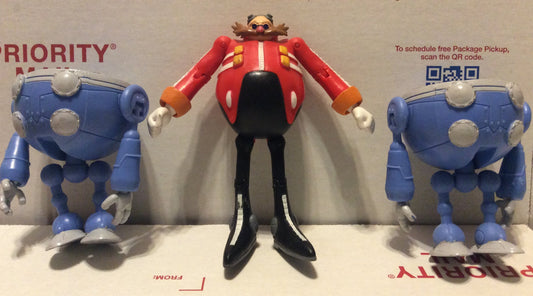 Jazwares 3" Inch Dr. Eggman And Robots Sonic Action Figure (Used)