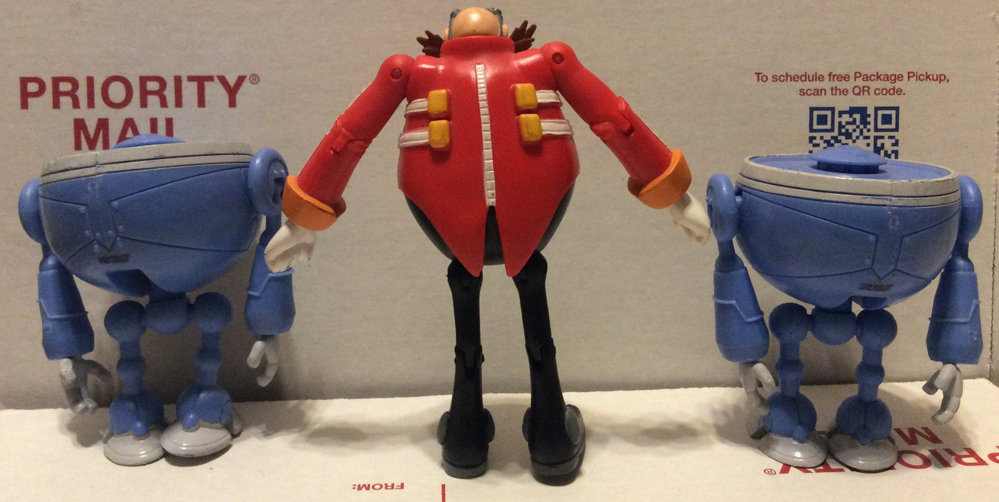 Jazwares 3" Inch Dr. Eggman And Robots Sonic Action Figure (Used)