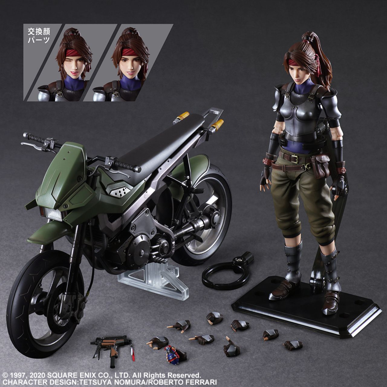 Play Arts Kai Final Fantasy VII Remake Jessie & Bike (Backorder)