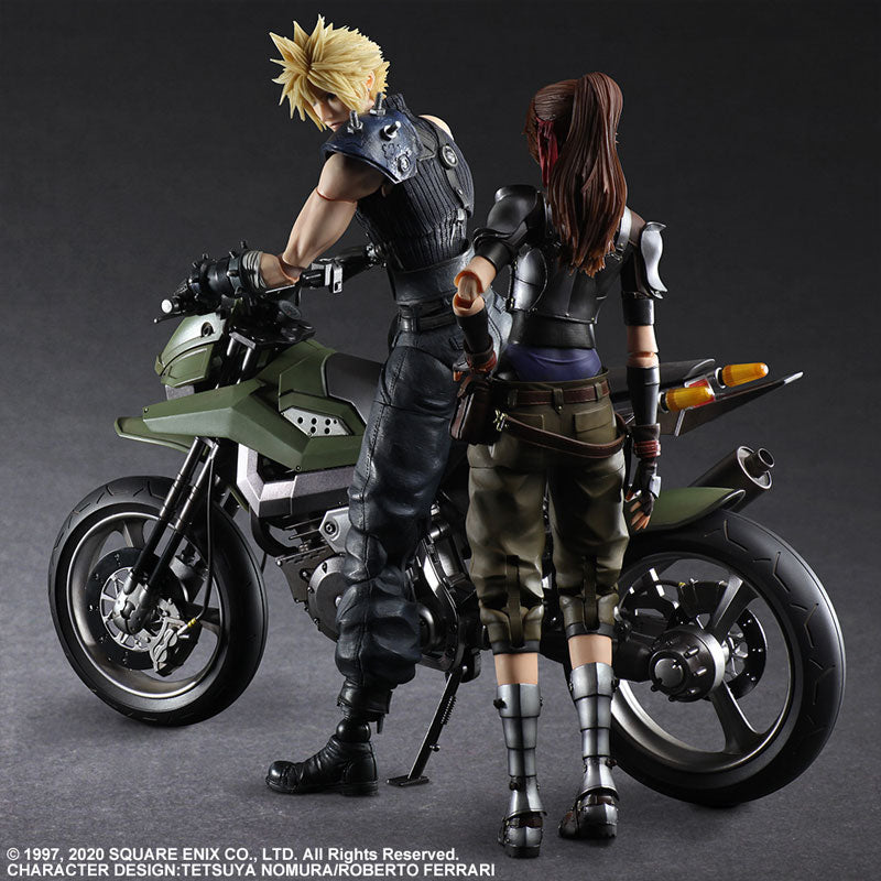 Final Fantasy VII Remake Play Arts Kai Jessie, Cloud & Bike Set BUNDLE/LOT (Pre-Order)