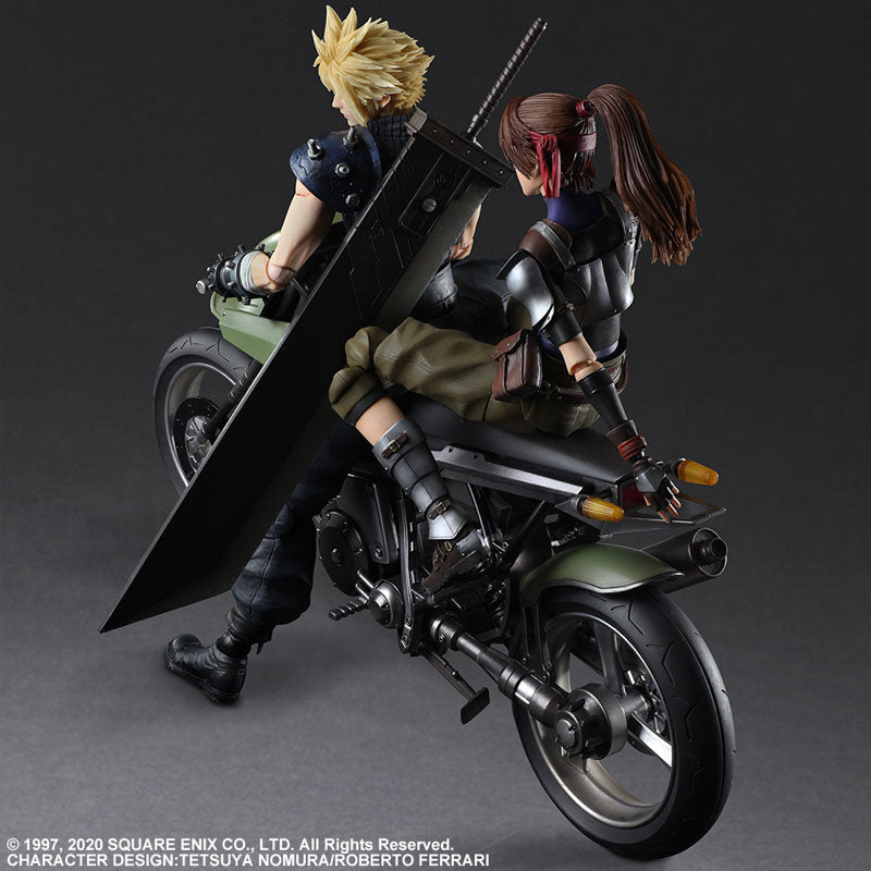 Final Fantasy VII Remake Play Arts Kai Jessie, Cloud & Bike Set BUNDLE/LOT (Pre-Order)