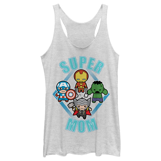 Junior's Marvel Super Mom Dudes Tank Top