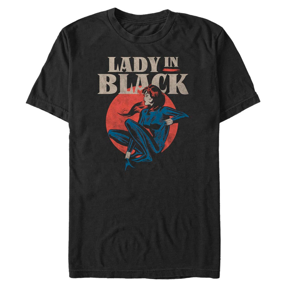 Men's Marvel LADY IN BLACK T-Shirt