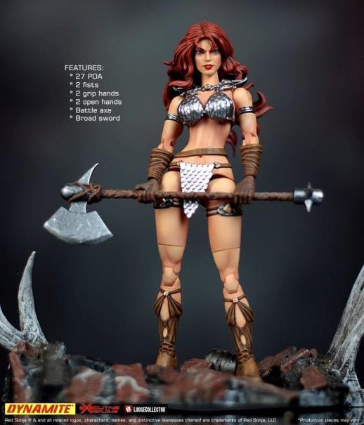 Red Sonja 1:12 Executive Loose Collector (Pre-Sale)