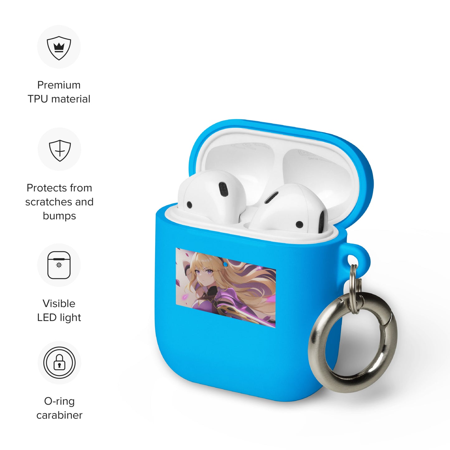 Asteria Drakos Kawieshan Warriors Rubber Case for AirPods®