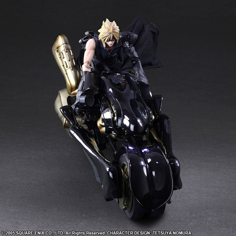 Play Arts Kai Final Fantasy VII Advent Children Cloud & Fenrir Bike Set (Re-Run) (Backorder)