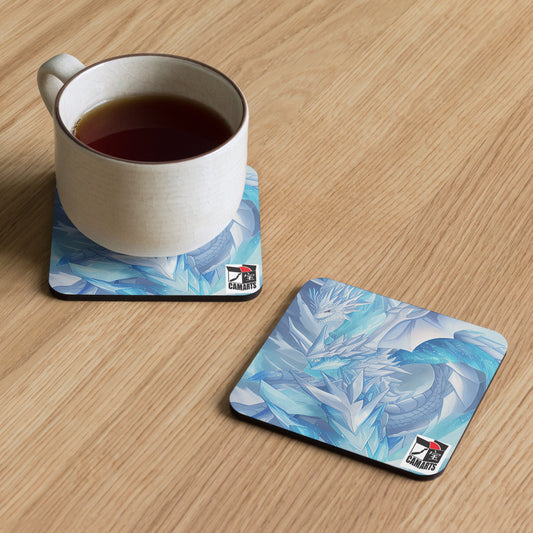 Kawieshan Ice Dragon Cork-back Coaster