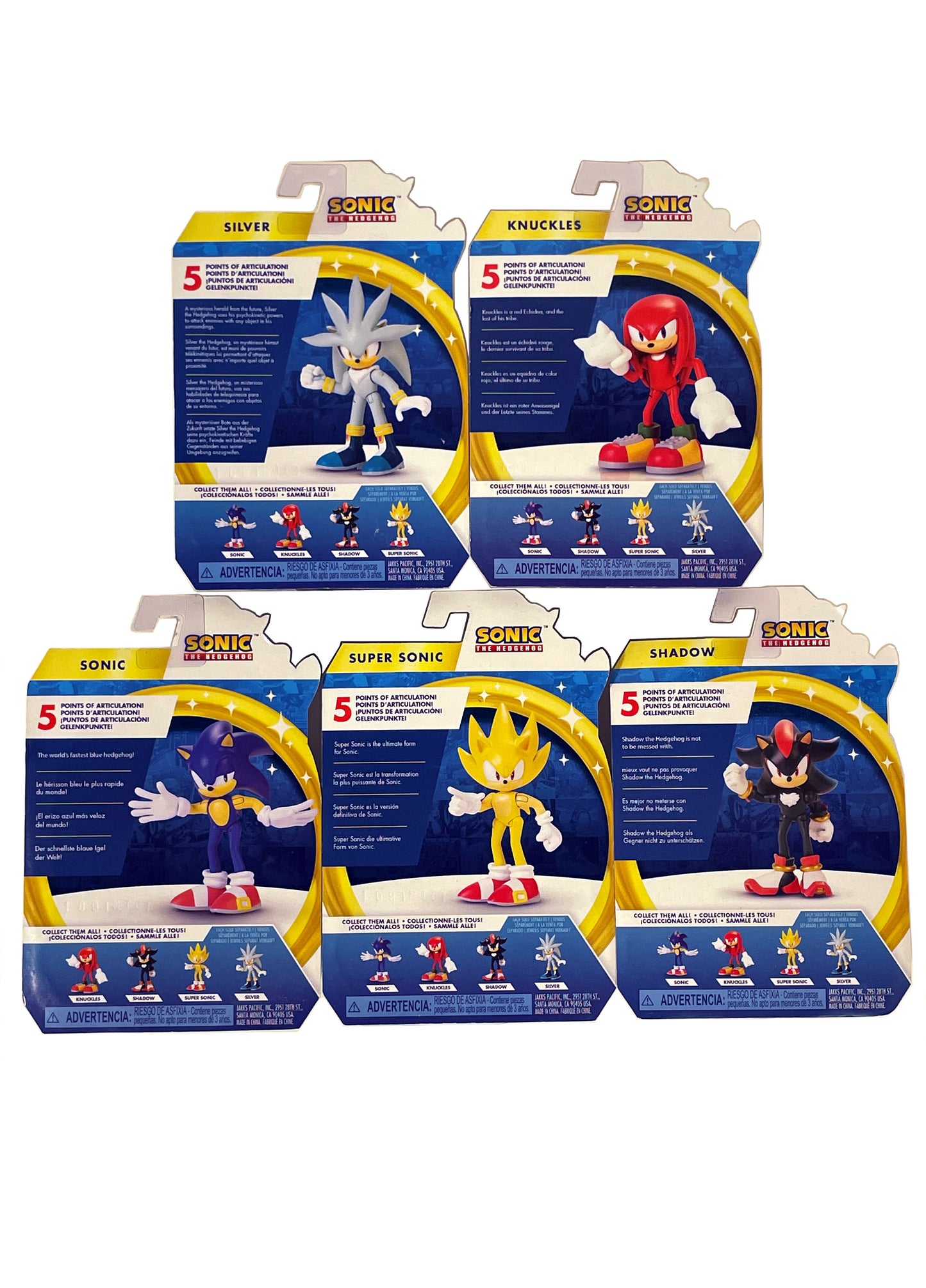 Jakks Sonic 2.5" Inch Articulated Figure Wave 2 BUNDLE/LOT