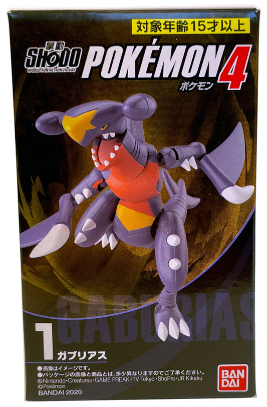 Pokémon Shodo Volume 4 Garchomp Bandai 3" Inch Figure