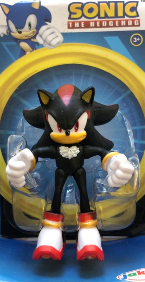 Jakks Sonic 2.5" Inch Shadow Articulated Figure Wave 4 Checklane