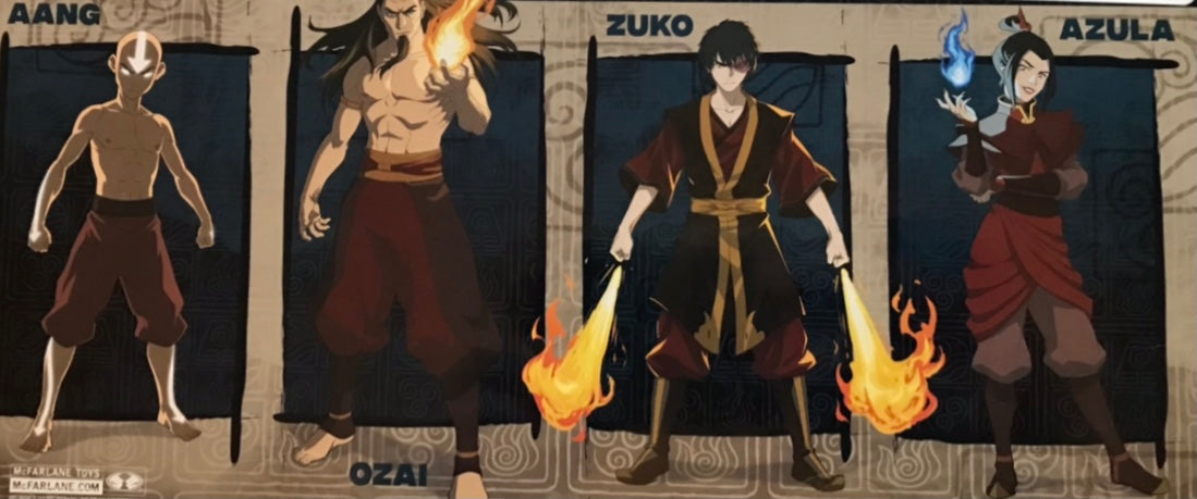 Avatar The Last Airbender “The Final Battle” Aang Azula Ozai and Zuko 6” Inch Action Figure 4 Set Battle Pack