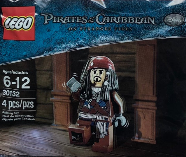 LEGO Pirates Of The Caribbean Captain Jack Sparrow Polybag Set 30132