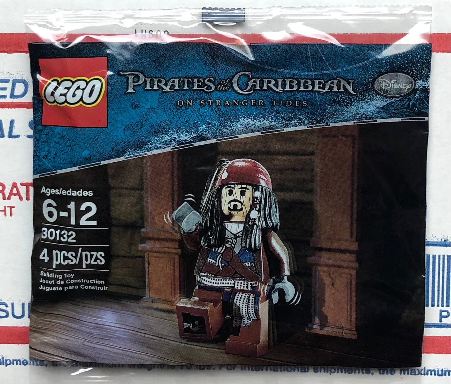 LEGO Pirates Of The Caribbean Captain Jack Sparrow Polybag Set 30132