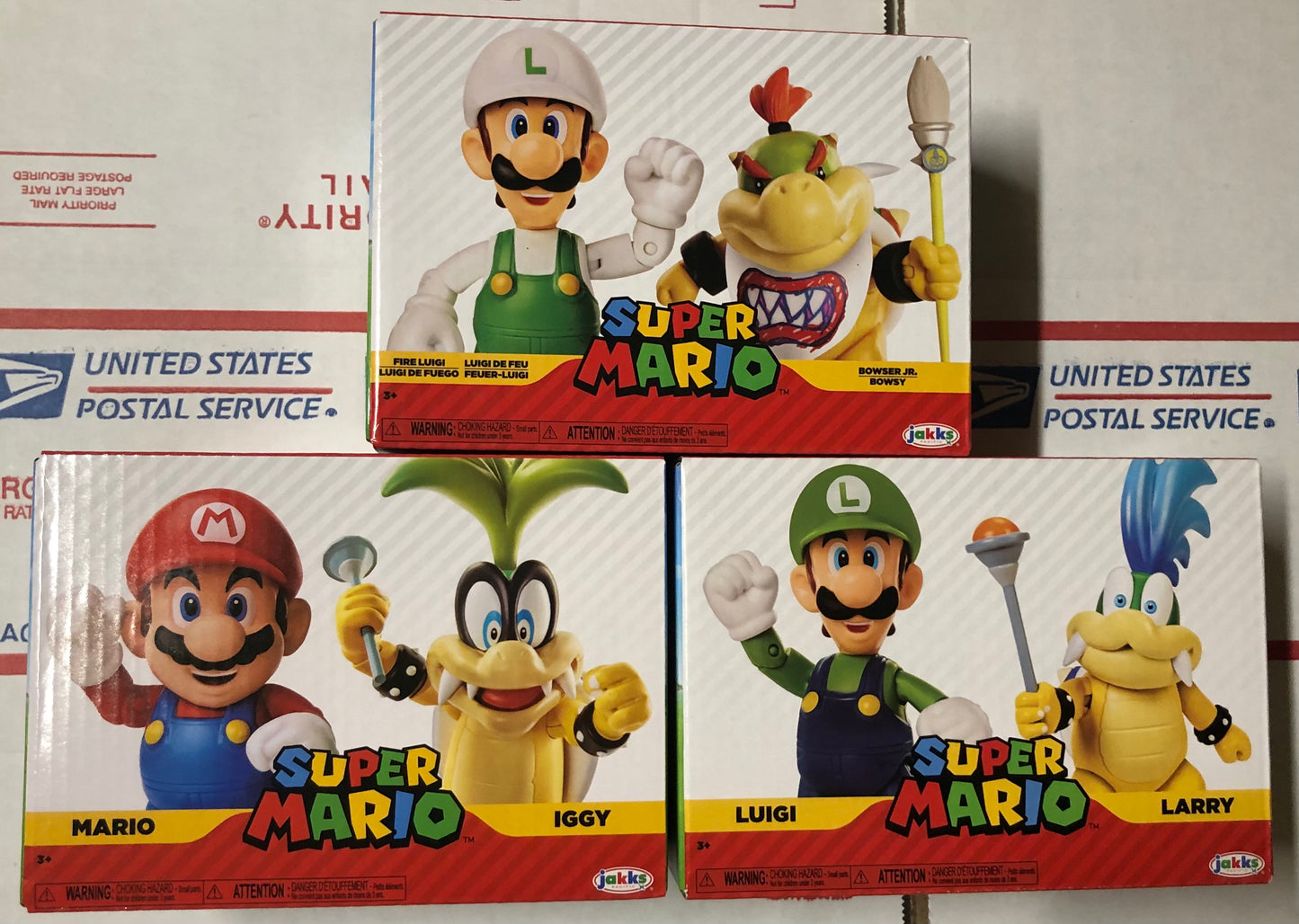 Jakks Super Mario Koopaling 2-Pack 4" Inch Articulated Figure BUNDLE/LOT