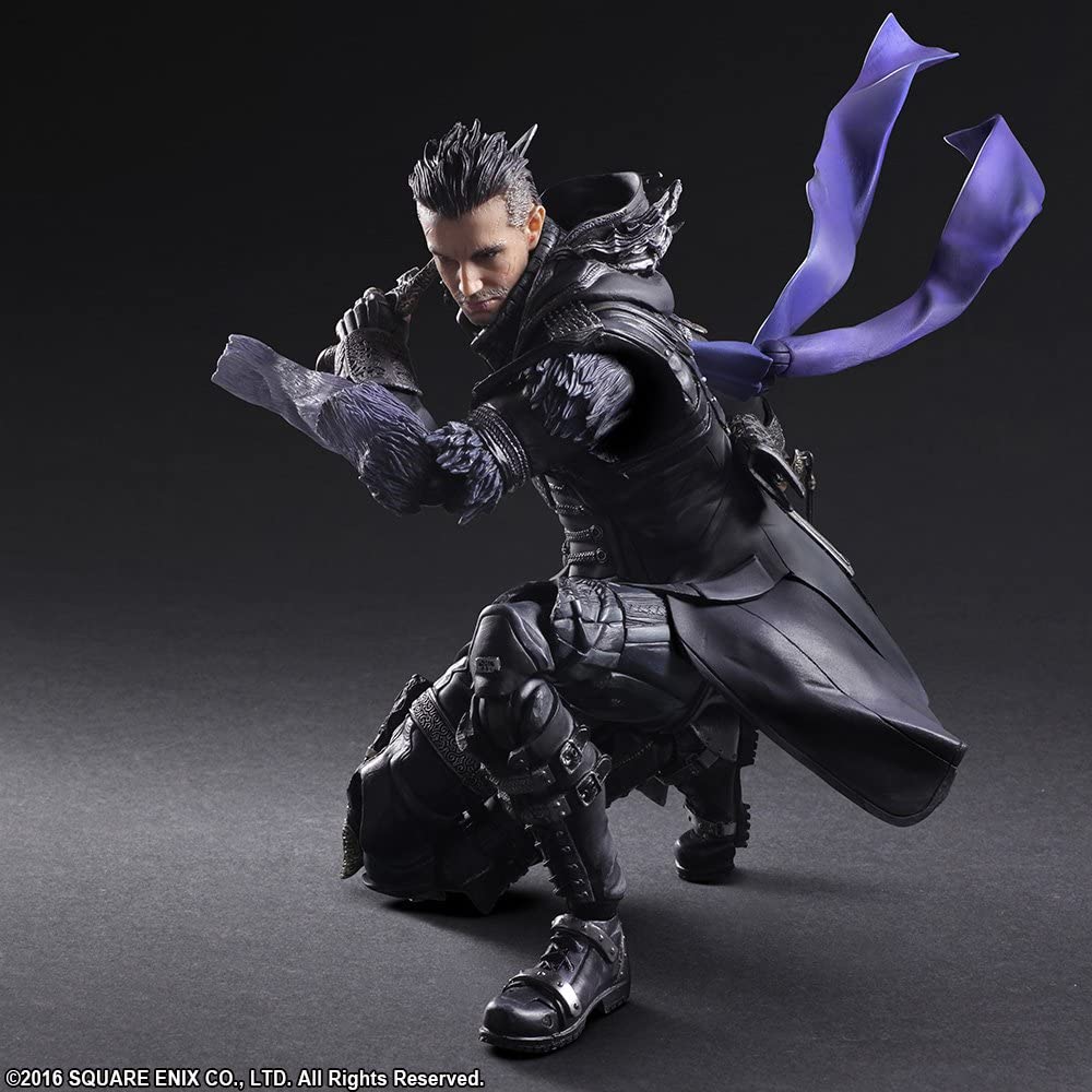 Play Arts Kai Final Fantasy XV (14) Kingsglaive Nyx Ulric Figure B Condition